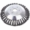 CARILLONSàVENT Tête De Débroussailleuse Conique En Fil De Fer Noué Pour Tondeuse à Gazon - Plateau De Désherbage En Métal Pour Débroussailleuse ((Diamètre Extérieur200mm, Trou Intérieur 25mm)) Carivent -Débroussailleuse Soldes Magasin 64140327 1