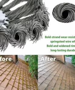 CARILLONSàVENT Tête De Débroussailleuse Conique En Fil De Fer Noué Pour Tondeuse à Gazon - Plateau De Désherbage En Métal Pour Débroussailleuse ((Diamètre Extérieur200mm, Trou Intérieur 25mm)) Carivent -Débroussailleuse Soldes Magasin 64140327 5