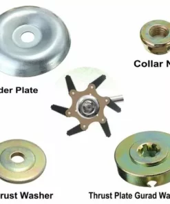 CARILLONSàVENT Carivent 4 Pièces Utile Rechange Coupe-Bordure Débroussailleuse Lame Métallique Kit De Fixation Accessoire (4 Pièces Set) - 4 Pièces Set -Débroussailleuse Soldes Magasin 64142728 3