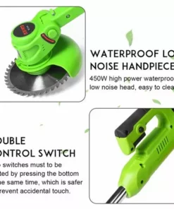 HAZEL Coupe-bordures électrique 24V 450W Débroussailleuse Tondeuse à Batterie Avec 2 Batteries -Débroussailleuse Soldes Magasin 64198879 5