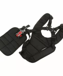 ENLENK Ceinture Coupe-Bordures Noire Confort Double Bandoulière En Nylon Réglable Accessoires Pour Débroussailleuses Noir 11 X 4,7 X 3,6 Pouces