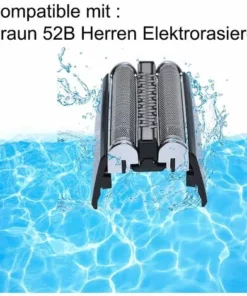 THSINDE Tête De Rasoir De Rechange 52B Compatible Avec Les Rasoirs électriques Braun 5 Series 5020S 5030S 5040S 5050S 5070S 5090CC 52B 52S Series Avec Brosse -Débroussailleuse Soldes Magasin 64464975 4