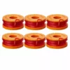 HABIENTôT 6 Pièces WA0004.1 Fil Pour Tondeuse à Gazon Pour Tous Les Tondeuses à Gazon 20 V WORX Et 1 Tondeuse Porte-bobine Porte-bobine Edger, Compatible Avec Worx WG180 WG163 WA0010，Oi-FRIS