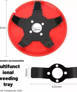 HABIENTôT Aluminium Fils Tête Coupe-bordure Tête Double Fil Bobine Tête Fil Nylon Pour Débroussailleuse à Essence Tondeuse à Gazon Rouge，Oi-FRIS -Débroussailleuse Soldes Magasin 64562279 4