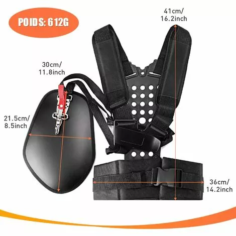 QERSTA Harnais Pour Débroussailleuse Universelle Et Coupe-bordure 6 QERSTA Harnais Pour Débroussailleuse Universelle Et Coupe-bordure – Image 4