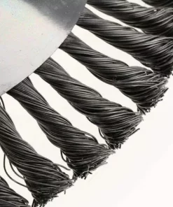 MONLY Brosse De Débroussailleuse à Gazon,Brosse à Mauvaises,Tête De Tondeuse à Fil Avec Roue En Fil D'acier Solide,Brosse à Désherber Ronde En Métal,Peut Enlever Efficacement Les Mauvaises Herbes(6 Pouces) -Débroussailleuse Soldes Magasin 64579037 2