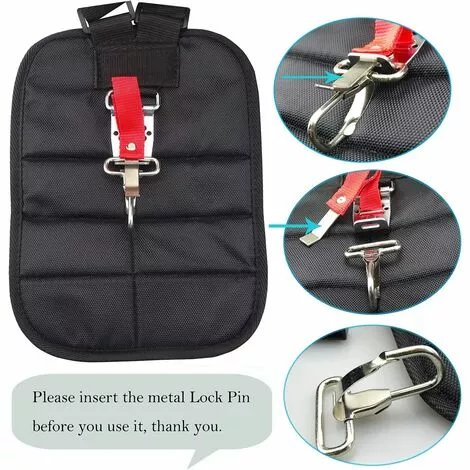 AOUGO Sangle De Confort Noire Double épaule, Bandoulière Pour Débroussailleuses/coupe-bordures/harnais De Débroussailleuse, Débroussailleuse De Jardin Tondeuse à Gazon Ceinture En Nylon 4 AOUGO Sangle De Confort Noire Double épaule, Bandoulière Pour Débroussailleuses/coupe-bordures/harnais De Débroussailleuse, Débroussailleuse De Jardin Tondeuse à Gazon Ceinture En Nylon – Image 2