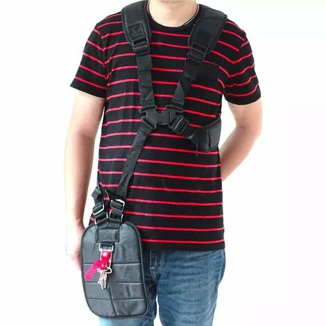 AOUGO Sangle De Confort Noire Double épaule, Bandoulière Pour Débroussailleuses/coupe-bordures/harnais De Débroussailleuse, Débroussailleuse De Jardin Tondeuse à Gazon Ceinture En Nylon 5 AOUGO Sangle De Confort Noire Double épaule, Bandoulière Pour Débroussailleuses/coupe-bordures/harnais De Débroussailleuse, Débroussailleuse De Jardin Tondeuse à Gazon Ceinture En Nylon – Image 3