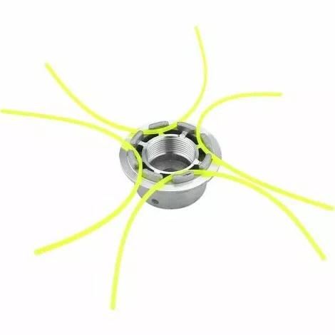JOORRT Tête De Débroussailleuse Universelle, Tête Coupebordure En Aluminium Fils Pour Débroussailleuse à Essence Tondeuse à Gazon 6 JOORRT Tête De Débroussailleuse Universelle, Tête Coupebordure En Aluminium Fils Pour Débroussailleuse à Essence Tondeuse à Gazon – Image 4