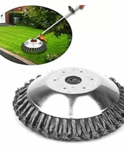 Brosse De Débroussailleuse à Gazon,Tête De Tondeuse à Fil Avec Roue En Fil D'acier Solide, Brosse à Désherber Ronde En Métal,Outil Multifonctionnel D'élimination Des Mauvaises Herbes(6 Pouces) 56Vingt 9 Brosse De Débroussailleuse à Gazon,Tête De Tondeuse à Fil Avec Roue En Fil D'acier Solide, Brosse à Désherber Ronde En Métal,Outil Multifonctionnel D'élimination Des Mauvaises Herbes(6 Pouces) 56Vingt -Débroussailleuse Soldes Magasin 64940216 3