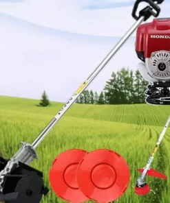 CESIèCLEFOU 2 Pièces Tête De Débroussailleuse Universelle,Têtes De Trimmer Universel Herbe Tondeuse, Pour Jardin Pelouse Patio,M10x1,25mm(Rouge) Lefou -Débroussailleuse Soldes Magasin 65031615 4