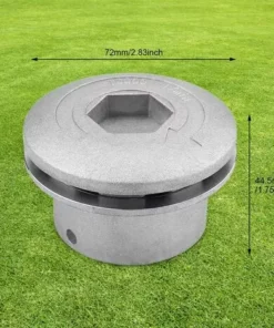 FR-LIFE Tete Debroussailleuse Universelle, Tete Debroussailleuse 4 Fils, Aluminium Tete Fil Débroussailleuse Accessoire De Débroussailleuse Pour Tondeuse à Gazon, 72 X 44.5 Mm 2 Pcs—BR-Vie -Débroussailleuse Soldes Magasin 65031803 3