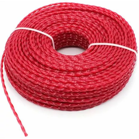 BEARSU Fil Coupe Bordure Universel, Ligne De En Nylon 3.0 Mm, Fil En Nylon Débroussailleuse Robuste Pour Bosse Tête Tondeuse À Gazon De Jardinage (Twist, 3mm) 7 BEARSU Fil Coupe Bordure Universel, Ligne De En Nylon 3.0 Mm, Fil En Nylon Débroussailleuse Robuste Pour Bosse Tête Tondeuse À Gazon De Jardinage (Twist, 3mm) – Image 5