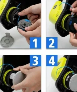 Lot De 6 Bobines De Fil De Rechange Pour Débroussailleuse Sans Fil Ryobi One+ AC14RL3A 18 V, 24 V, 40 V Tête De Débroussailleuse S'arêern 11 Lot De 6 Bobines De Fil De Rechange Pour Débroussailleuse Sans Fil Ryobi One+ AC14RL3A 18 V, 24 V, 40 V Tête De Débroussailleuse S'arêern -Débroussailleuse Soldes Magasin 65358442 5