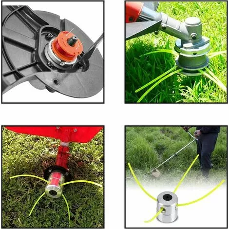 2PCS Tête De Débroussailleuse Aluminium Fils Tête Coupe-bordure Universelle Avec Tête Fil Nylon Pour Accessoires De Tondeuse à Gazon S'arêern 7 2PCS Tête De Débroussailleuse Aluminium Fils Tête Coupe-bordure Universelle Avec Tête Fil Nylon Pour Accessoires De Tondeuse à Gazon S'arêern – Image 5