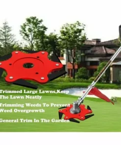 BDD Tête De Tondeuse Extérieure Débroussailleuse Lame Accessoires De Tête De Tondeuse à Gazon 6 Rasoir En Acier -Débroussailleuse Soldes Magasin 65375463 4