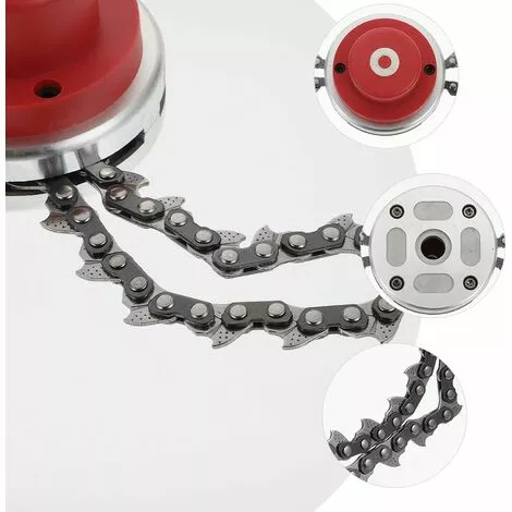 OSQI 1 Chaîne Pratique D'accessoires Résistants Aux Vêtements Généraux Pour Tondeuses à Gazon, Rouge 6 OSQI 1 Chaîne Pratique D'accessoires Résistants Aux Vêtements Généraux Pour Tondeuses à Gazon, Rouge – Image 4
