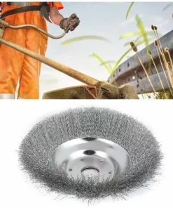 HELLO KITTY BAIN Lame De Tête De Tondeuse Universelle Brosse Rotative Pour Mauvaises Herbes à Roue Métallique De 8 Pouces, Pour Outil De Jardin -Débroussailleuse Soldes Magasin 65623460 2