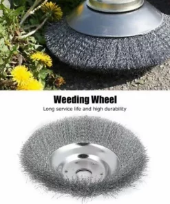 HELLO KITTY BAIN Lame De Tête De Tondeuse Universelle Brosse Rotative Pour Mauvaises Herbes à Roue Métallique De 8 Pouces, Pour Outil De Jardin -Débroussailleuse Soldes Magasin 65623460 3