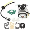 BAICCCF Accessoire Pour Débroussailleuse Filtre De Tube De Carburant De Carburateur Et Kit De Réparation Compatibles Avec Le Moteur De Coupe-herbe -Débroussailleuse Soldes Magasin 65669409 1