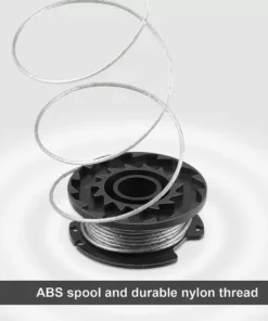 BAICCCF Accessoire Pour Débroussailleuse Bobine De Débroussailleuse Compatible Avec Bosch Easygrasscut 23, (2 Bobines + 1 Capuchon)