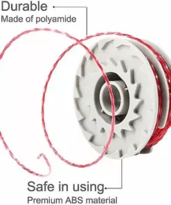 BAICCCF Accessoire Pour Débroussailleuse Double Bobine D'alimentation Automatique Et Fil De Débroussailleuse Compatible Flymo Fly021 -Débroussailleuse Soldes Magasin 65669511 3