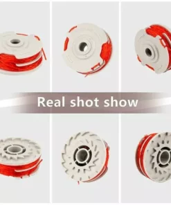 BAICCCF Accessoire Pour Débroussailleuse Double Bobine D'alimentation Automatique Et Fil De Débroussailleuse Compatible Flymo Fly021 -Débroussailleuse Soldes Magasin 65669511 4