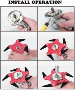 BAICCCF Accessoire Pour Débroussailleuse Lame Débroussailleuse Universelle 65mn Pour Vert Frais Sous Croissance 9 BAICCCF Accessoire Pour Débroussailleuse Lame Débroussailleuse Universelle 65mn Pour Vert Frais Sous Croissance -Débroussailleuse Soldes Magasin 65669594 3