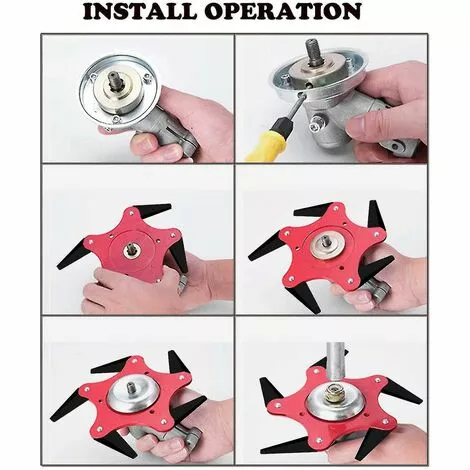 BAICCCF Accessoire Pour Débroussailleuse Lame Débroussailleuse Universelle 65mn Pour Vert Frais Sous Croissance 5 BAICCCF Accessoire Pour Débroussailleuse Lame Débroussailleuse Universelle 65mn Pour Vert Frais Sous Croissance – Image 3