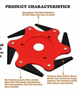 BAICCCF Accessoire Pour Débroussailleuse Lame Débroussailleuse Universelle 65mn Pour Vert Frais Sous Croissance 10 BAICCCF Accessoire Pour Débroussailleuse Lame Débroussailleuse Universelle 65mn Pour Vert Frais Sous Croissance -Débroussailleuse Soldes Magasin 65669594 4