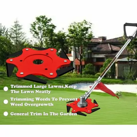 BAICCCF Accessoire Pour Débroussailleuse Lame Débroussailleuse Universelle 65mn Pour Vert Frais Sous Croissance 7 BAICCCF Accessoire Pour Débroussailleuse Lame Débroussailleuse Universelle 65mn Pour Vert Frais Sous Croissance – Image 5