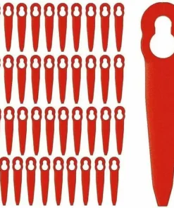 BAICCCF Accessoire Pour Débroussailleuse 40 Pièces Accessoires De Lames En Plastique De Rechange Compatibles Avec Stihl Polycut 2-2