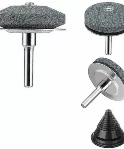 BAICCCF Accessoire Pour Débroussailleuse Affûteur De Lame De Tondeuse à Gazon Avec Déflecteur En Métal, Universel