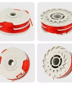 BAICCCF Accessoire Pour Débroussailleuse Lot De 4 Bobines De Débroussailleuse Fly021 Compatible Avec Les Débroussailleuses Sans Fil Flymo. -Débroussailleuse Soldes Magasin 65669696 4