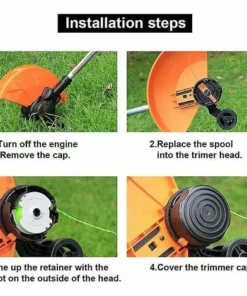 BAICCCF Accessoire Pour Débroussailleuse Lot De 4 Couvercles De Capuchon De Bobine Wa0037, Compatibles Avec Worx Wg184 Wg168 Wg190 Weed Eater 9 BAICCCF Accessoire Pour Débroussailleuse Lot De 4 Couvercles De Capuchon De Bobine Wa0037, Compatibles Avec Worx Wg184 Wg168 Wg190 Weed Eater -Débroussailleuse Soldes Magasin 65669703 3