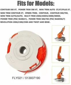 BAICCCF Accessoire Pour Débroussailleuse Lot De 8 Bobines Et Lignes De Débroussailleuse à Double Alimentation Automatique Compatibles Avec Flymo Fly021 9 BAICCCF Accessoire Pour Débroussailleuse Lot De 8 Bobines Et Lignes De Débroussailleuse à Double Alimentation Automatique Compatibles Avec Flymo Fly021 -Débroussailleuse Soldes Magasin 65669714 4