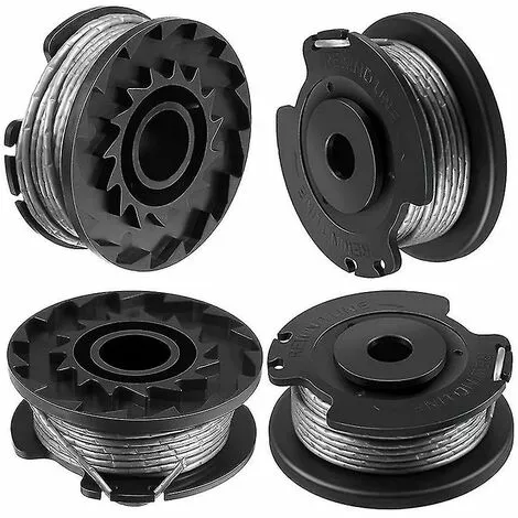 BAICCCF Accessoire Pour Débroussailleuse Lot De 4 Coupe-bordures F016800569 Ligne De Bobine Avec Couvercle De Bobine Compatible Avec Bosch 6 BAICCCF Accessoire Pour Débroussailleuse Lot De 4 Coupe-bordures F016800569 Ligne De Bobine Avec Couvercle De Bobine Compatible Avec Bosch – Image 4