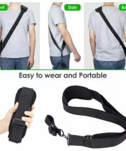 LITZEE 2 Sangles D'épaule Réglables - Harnais Pour Débroussailleuse Pour Tondeuse à Gazon Avec Ceinture En Nylon Durable PourJardinage Pour Débroussailleuse KM, STIHL FS (Noir) -Débroussailleuse Soldes Magasin 65732309 2