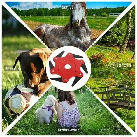 LUCKY-88 Tête De Coupe à Six Lames Accessoires De Tondeuse à Gazon à Tête D'herbe Coupe à Six Lames 5 LUCKY-88 Tête De Coupe à Six Lames Accessoires De Tondeuse à Gazon à Tête D'herbe Coupe à Six Lames – Image 3