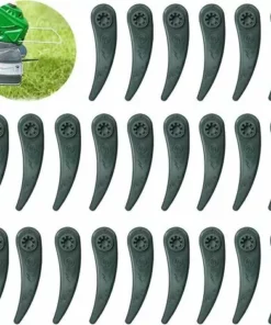 DONTODENT Lot De 24 Lames De Coupe-herbe De Rechange Pour Débroussailleuse Bosch Durablade Art 23-18 Li Art 26-18 Li, Vert
