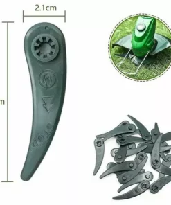 DONTODENT Lot De 24 Lames De Coupe-herbe De Rechange Pour Débroussailleuse Bosch Durablade Art 23-18 Li Art 26-18 Li, Vert -Débroussailleuse Soldes Magasin 65869247 3