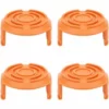 QERSTA 4 Pcs Capuchons De Bobine, Capuchon De Tondeuse à Gazon Bobine De Remplacement Tondeuse à Gazon Capuchon De Bobine Accessoires De Tondeuse à Gazon -Débroussailleuse Soldes Magasin 65902230 1