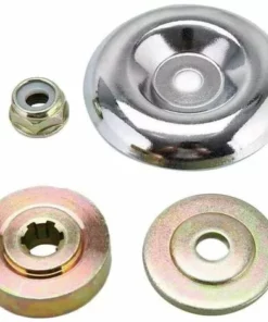 QERSTA 4 Pièces Kit Fixation écrou Lame Boîte, Boîte De Vitesses En Métal Pour Tondeuse à Gazon, Accessoires De Boîte De Vitesses En Métal Pour Tondeuse, Pour Tondeuse à Gazon, Machine Irrigation