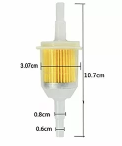 DONTODENT 10 Pcs Filtre à Carburant Universel Carburant Rapide De Filtre à Essence De 6-8mm -Débroussailleuse Soldes Magasin 65955678 4