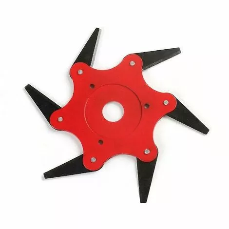 BDD Tête De Désherbeur à Six Lames Pour Tondeuse à Gazon (rouge) 7 BDD Tête De Désherbeur à Six Lames Pour Tondeuse à Gazon (rouge) – Image 5