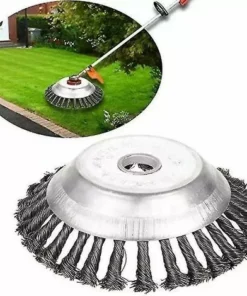 HELLO KITTY BAIN 6 Pouces Fil D'acier Roue Tête De Coupe Mauvaises Herbes Brosse Outil De Jardin Coupe Gazon Brosse Tondeuse à Gazon Herbe