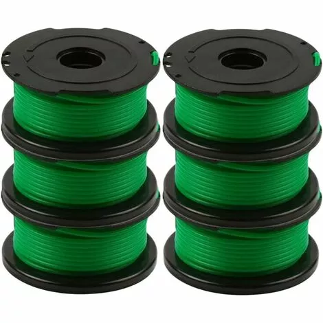 MONLY Lot De 6 Bobines De Fil Pour Débroussailleuse Black And Decker GL7033, GL8033, GL9035, 6 M 3 MONLY Lot De 6 Bobines De Fil Pour Débroussailleuse Black And Decker GL7033, GL8033, GL9035, 6 M