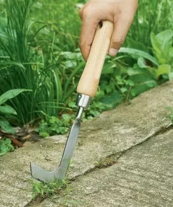 DONTODENT Outil De Désherbage En Acier Inoxydable Désherbeur À Main Désherbeur Manuel Outil De Jardin Pour Le Désherbage Rapide Du Sol Et Du Jardin 30,5 Cm De Long 1 Pièce -Débroussailleuse Soldes Magasin 66133986 4