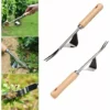 DONTODENT Outil De Jardinage Désherbeur à Main En Acier Inoxydable 2 Stk, Outil De Désherbage Géré Par Extracteur De Mauvaises Herbes Pour Pelouse De Jardin -Débroussailleuse Soldes Magasin 66134062 1