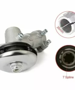 KAEJYIUT Tête De Débroussailleuse Renvoi D'angle Debroussailleuse 26mm /28mm, Tête D'engrenage Debroussailleuse Universelle Boîte De Vitesse De Tondeuse à Gazon Pour Coupe Herbe/Tronconneuse (28mm, Rond De 7 Dents) -Débroussailleuse Soldes Magasin 66211055 2